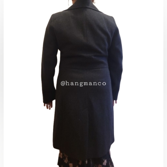 Michael Kors Wool Blend Notch Lapel Peacoat - Picture 4 of 9